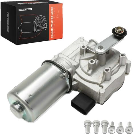 Motorino tergicristallo, 12V, connettore a 4 pin, compatibile con Audi A5 8T3 8TA, dimensioni standard, materiale resistente (1/5)