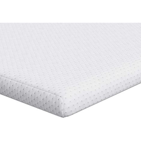 Surmatelas Blanc 100 x 200 cm Tissu Jacquard