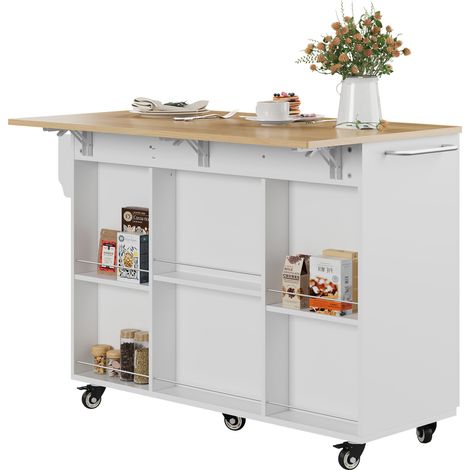 CHICFURN Credenza da cucina 160 x 37 x 76,5 cm in MDF marrone, piano effetto cemento, 3 cassetti (1/5)
