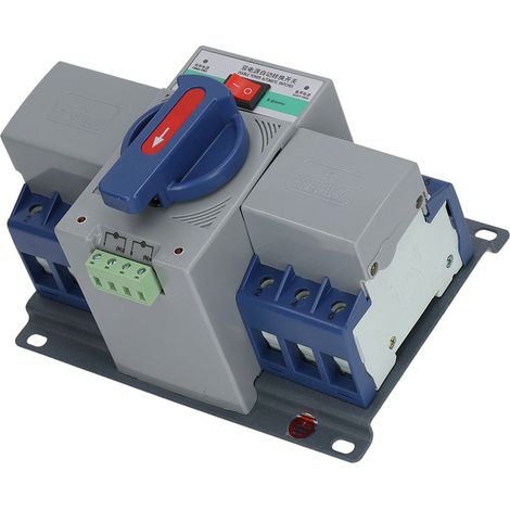 3P Automatischer Umschalter mit doppelter Stromversorgung, M6-Gewinde für elektrische Geräte (1/5)