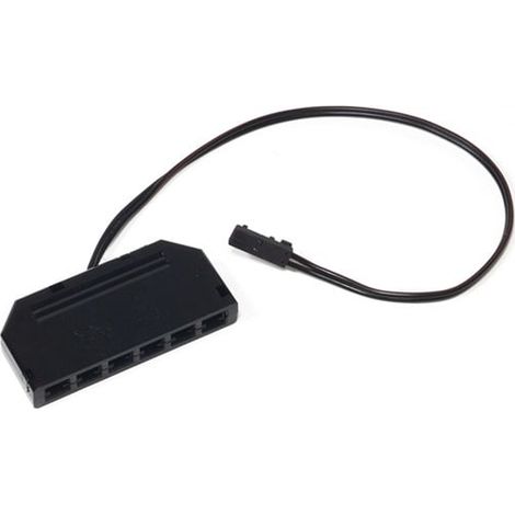 L&S LED 6 veces distribuidor para 12 V negro 6 veces distribuidor 2000432 (1/3)