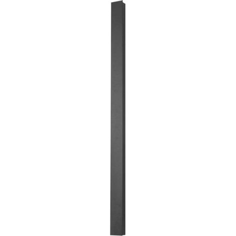 Aplique LED rectangular V-TAC de 10 W, 510 x 60 x 50 mm, color negro, blanco natural, IP54