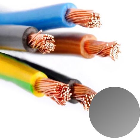 Mtr cable 4 mm² .Cable Flexible Libre de Halógeno -CPR- Gris