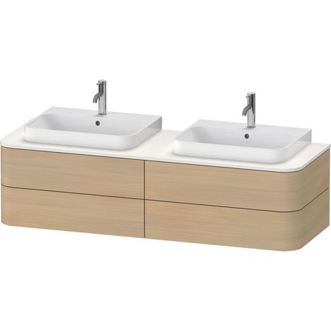 Mueble bajo de lavabo con consola Duravit Happy D.2 Plus,