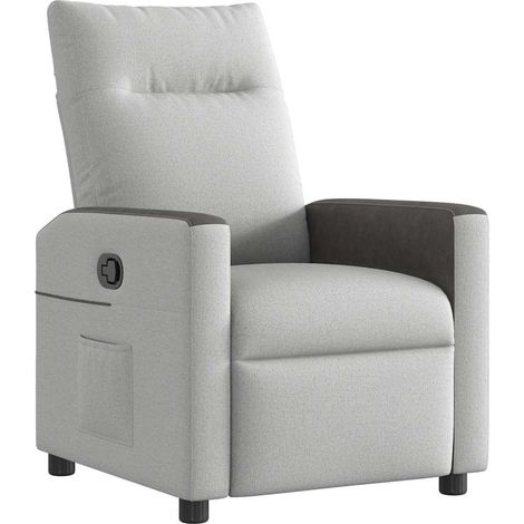 Maison Exclusive - Relaxsessel Wolkengrau Stoff