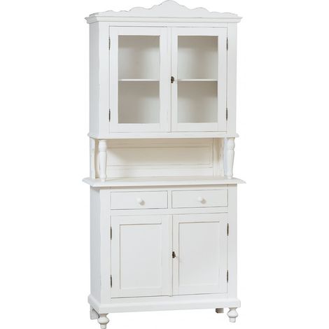 Buffet mobile soggiorno 238x107x43 cm Credenza cucina alta Credenza legno massello (1/5)