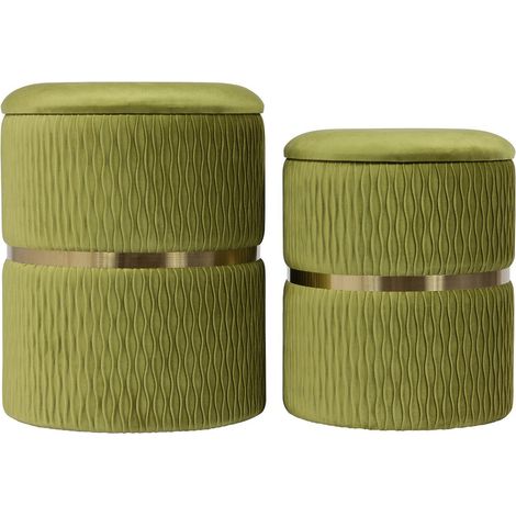 Tabouret Zora 425 lot de 2 - Vert pistache (1/5)