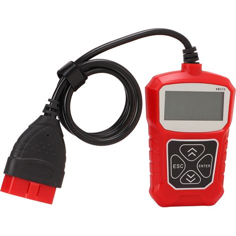 Scanner OBD2, lecteur de codes défauts moteur, outil de diagnostic multifonction pour voitures, SUV et camionnettes (rouge) (1/5)