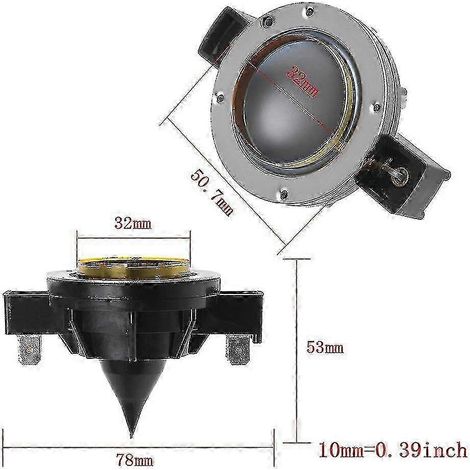 Tweeter à membrane arrière Ev32 Audio pour haut-parleur Electro Voice, remplacement de pavillon, DH3, DH2010A, D-DH3, FM1202, FM1502, S15, SH-1502, SH-1512, P20241 (1/4)
