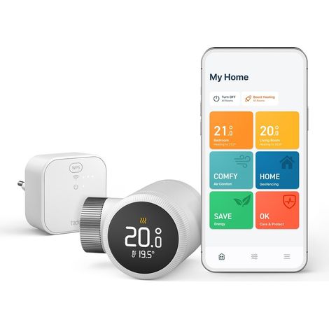Tado Intelligente X tête thermostatique connectée blanc (1/5)
