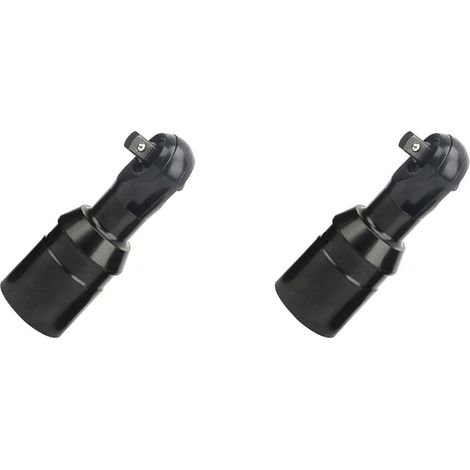2X Tête de Clé à Cliquet 3/8 Pouces Entraînement Carré 10mm Robuste pour Clé à Cliquet électrique Sans Outil de Qualité Industrielle (1/5)