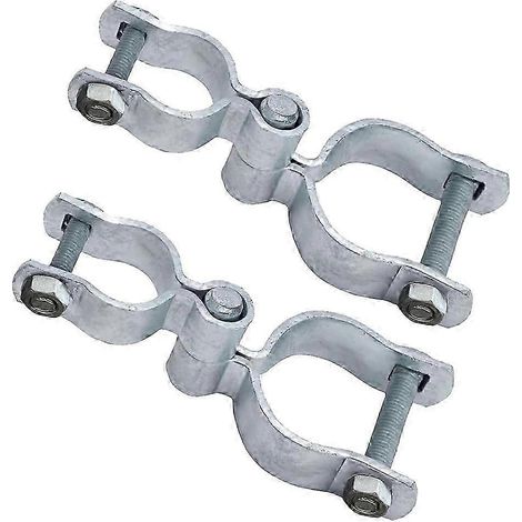 Kit de charnières pour portail à chaîne en acier galvanisé 1-38 po x 2-38 po, comprenant boulons et écrous HF (1/5)