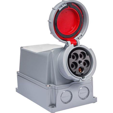 Socle De Prise Tétrapolaire 125a 3p+n+t - étanche Ip67 - Ide (1/5)