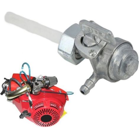 Robinet Carburant - Métal - Filetage 16 x 1,5 mm - Pour Générateur Essence 5,5 à 16 Ch - Modèles 168 F 163 CC 196 CC 170 F 208 CC 211 - 1 Pièce (1/5)