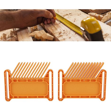 Guía de resorte ajustable para sierras de mesa, máquinas para trabajar la madera y sierras de cinta, 16,8 x 11 cm, plástico y hierro, 540 g, 28 unidades. (1/5)