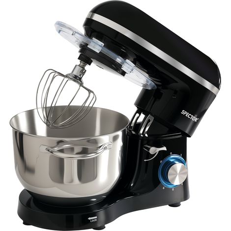 Spector Electric Stand Mixer 6.2L Stainless Steel Mixing Bowl 1400W 6 Speeds