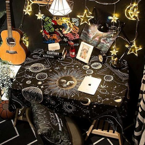 Nappe de table basse Tide Brand Sun Light Luxury Personality Stary Sky, nappe de bureau, décoration de chambre (1/2)