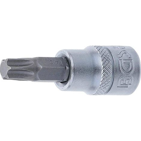 Douille à Embouts 10 mm (3/8) Profil T Torx T45 - Précision et Robustesse, Acier - D-Work