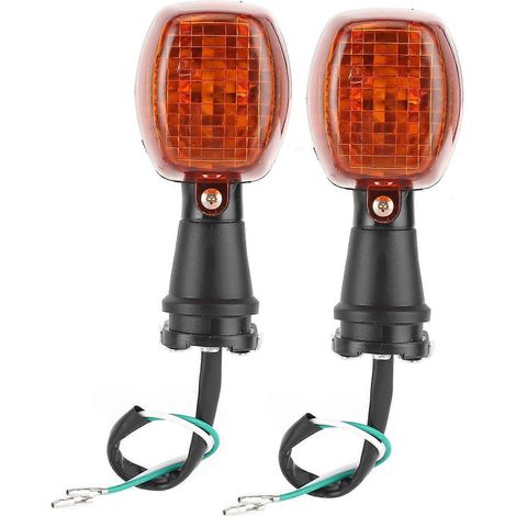 2pcs Feux Clignotants Moto Jaune Compatible Kawasaki ZX900 Ninja ZX-9R – Indicateurs de Direction Ambre (1/4)