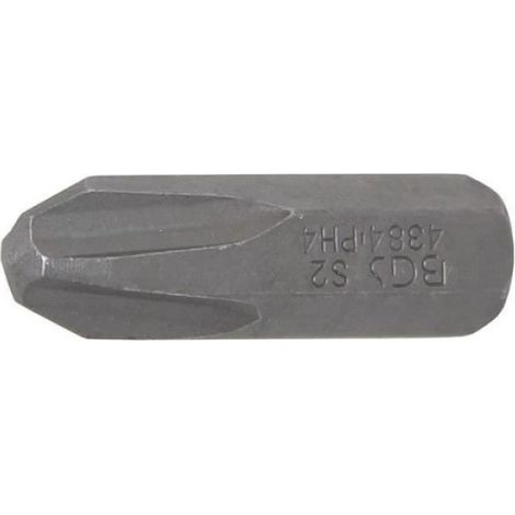 Embout Cruciforme PH4 - 8 mm - Pour Tournevis À Choc - Acier Chrome-Vanadium S2 - Longueur 30 mm - 1 Pièce