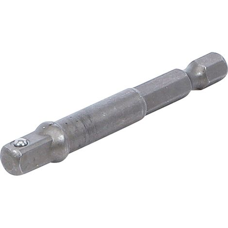 Adattatore BGS  per trapano  azionamento esagono  esterno 6,3  mm (1/4")  / uscita  quadro esterno  6,3 mm  (1/4")  - 9685-1 (1/4)