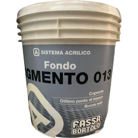 Pigmento 013 fondo pigmentato per interni bianco 14lt