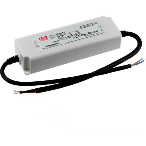Schaltnetzteil 150 W 12 VDC 10 A Einzelausgang LPV-150-12 IP67 MEANWELL
