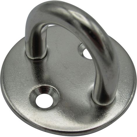 Stainless Steel Round Eye Plate 5MM (Two Hole Marine Deck Attachment Padeyes) (1/5)