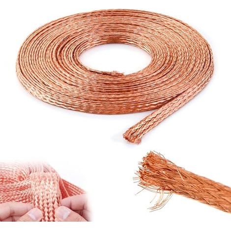 Entlötlitze aus reinem Kupfergeflecht, störungsfrei, 6 mm breit, Werkzeug zur Reparatur von Kupferdrähten – 5 m (1/5)