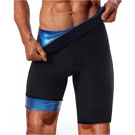 Saunahose – Hochgeschnittene Thermokompressionshose für Herren – Für Training, schweißtreibende Workouts und Fitness – 1-teilig (1/5)