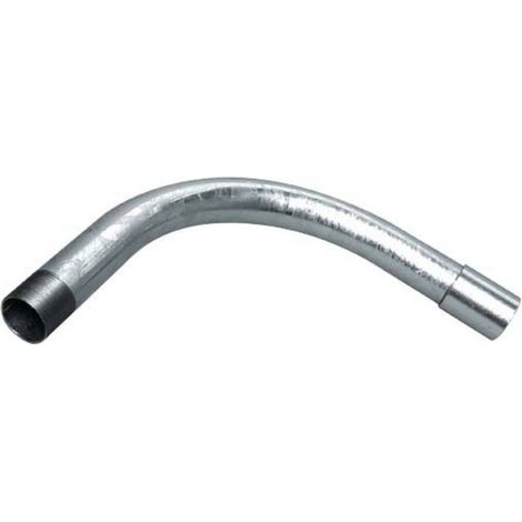 Coude de tube acier fraenkische sb-e-v 40 galvanisé robuste (1/2)