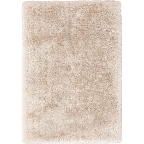Tappeto Shaggy Cosy 500 in poliestere avorio 80x150 cm (1/4)