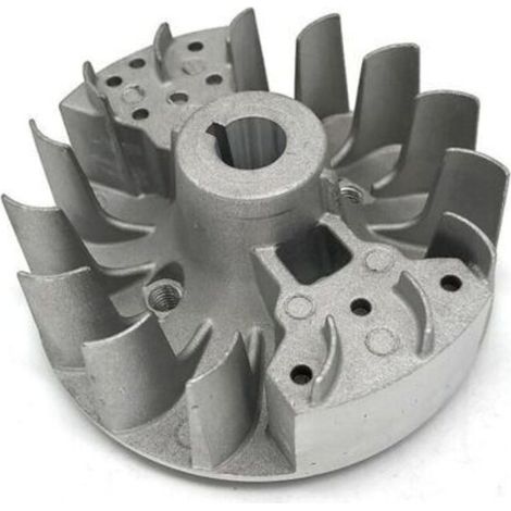 Volant magntique pour dbroussailleuse, multifonction 4 en 1, outil sur perche et tarire (1/5)