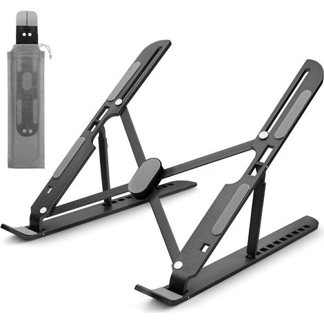 Support PC transportable Rehausseur Ordinateur transportable Pliable pour Bureau Support Ordinateur (1/5)