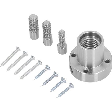 Plateau de tour de 2 pouces avec vis, plateau en acier allié pour mandrins de travail du bois, compatible avec les broches 1x8TPI