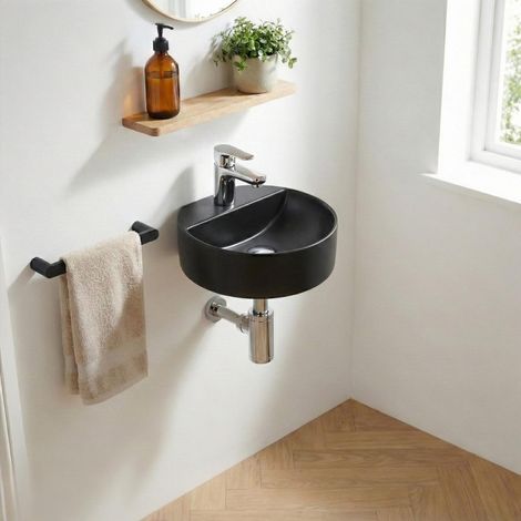 ROLLO rundes Wand-Handwaschbecken (1/4)