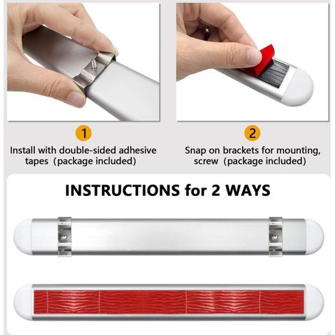 Kit de 4 bandes LED 12V blanches pour éclairage intérieur de fourgonnettes, comprenant 120 LED.