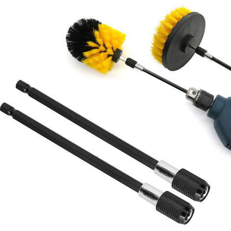 2 Stück Schnellverschluss-Sechskantschraubendreher-Verlängerungsstange mit Selbstverriegelung für elektrische Bohrmaschinen, 150 mm (1/5)