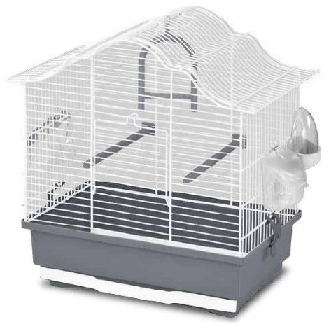 LEO PET GABBIA PER UCCELLI PATTY BIANCA 40X27X42