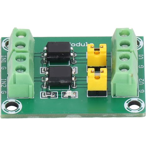 2-Kanal-Optokoppler-Umwandlungsmodul, fotoelektrischer Isolator, optische Wandler-Ausgangstreiberplatine (1/5)
