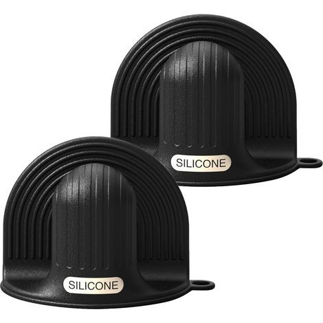 Silikon-Ofenhandschuhe und Pfannenzange zum Kochen, Mini-Hitzeschutzhandschuhe für Backformen, 1 Paar wasserdichte und rutschfeste Ofenhandschuhe (1/5)