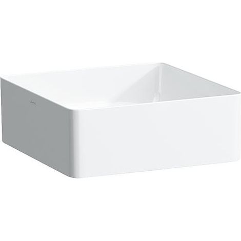 Vasque Laufen Living 360x360mm, blanc, sans trop-plein sans trou robinet (1/2)
