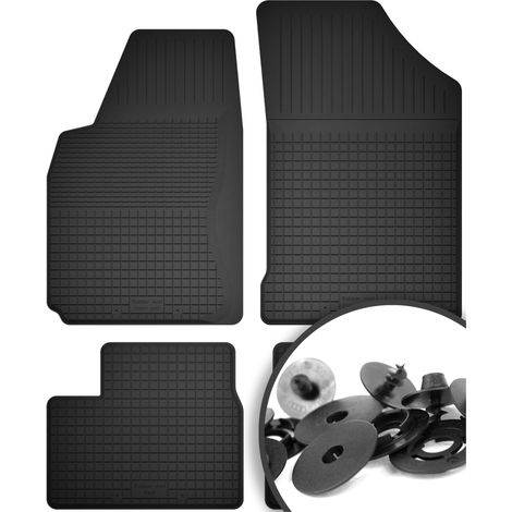 Tappetini in gomma + fermi per: Toyota Corolla E12 / E13 hatchback, station wagon, berlina (2002-2007)