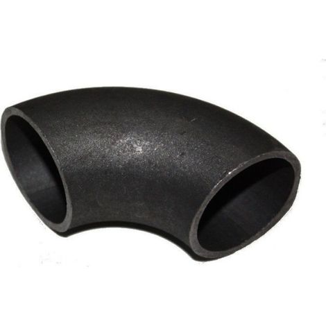 Coude - Acier Noir - 34 mm - Pour Tuyauterie Industrielle et Chauffage - 1 Pièce