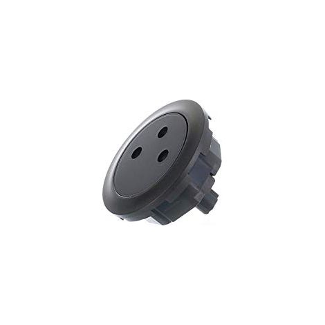 Legrand – Prise de courant 2P+T à voyant – Enjoliveur graphite pour tableau électrique – Compatible mécanisme 1 x 0 671 11 – LEG067915