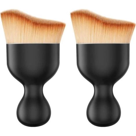 2 pièces de brosse douce de nettoyage d'intérieur de voiture, brosse de nettoyage multifonction à mu ACCESSOIRES DE NETTOYAGE DU VI (1/4)