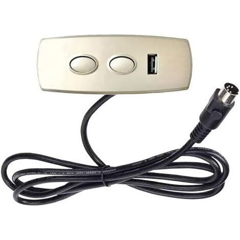 ALLIANDISContrôleur inclinable pour Fauteuil inclinable électrique Ascenseur Électrique Canapé Chaise de Loisirs 2 Boutons Commande 1 Moteur (avec Chargeur USB 5V 2A) (1/5)