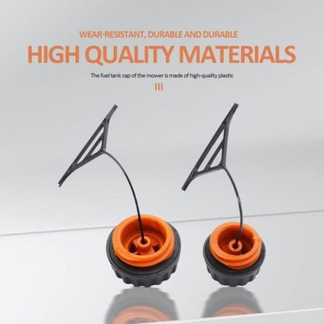 2pcs Bouchon réservoir huile tronçonneuse - Résistant corrosion Compatible OEM - Accessoire STIHL (1/5)