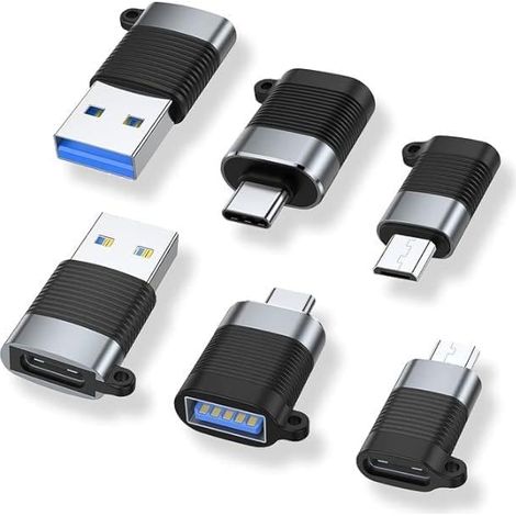 4-teiliges USB-Datenkabel – Datenschutz für iPhone, iPad, Samsung und andere USB-C-Geräte, sicheres Laden vor Hacking und Viren, blau-graue Farbe, 140-W-Schnellladefunktion
