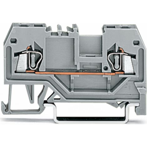 Conector de barra colectora de 2 hilos, 1,5 mm², gris, 279-901 (1/3)